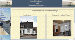 Desktop Screenshot of haus-blomberg.de